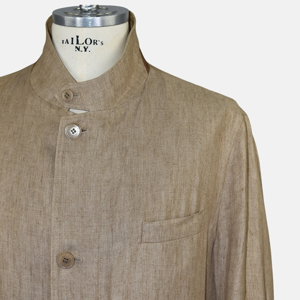 Beige Linen Jacket
