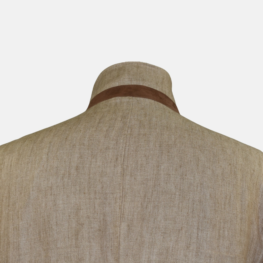 Beige Linen Jacket
