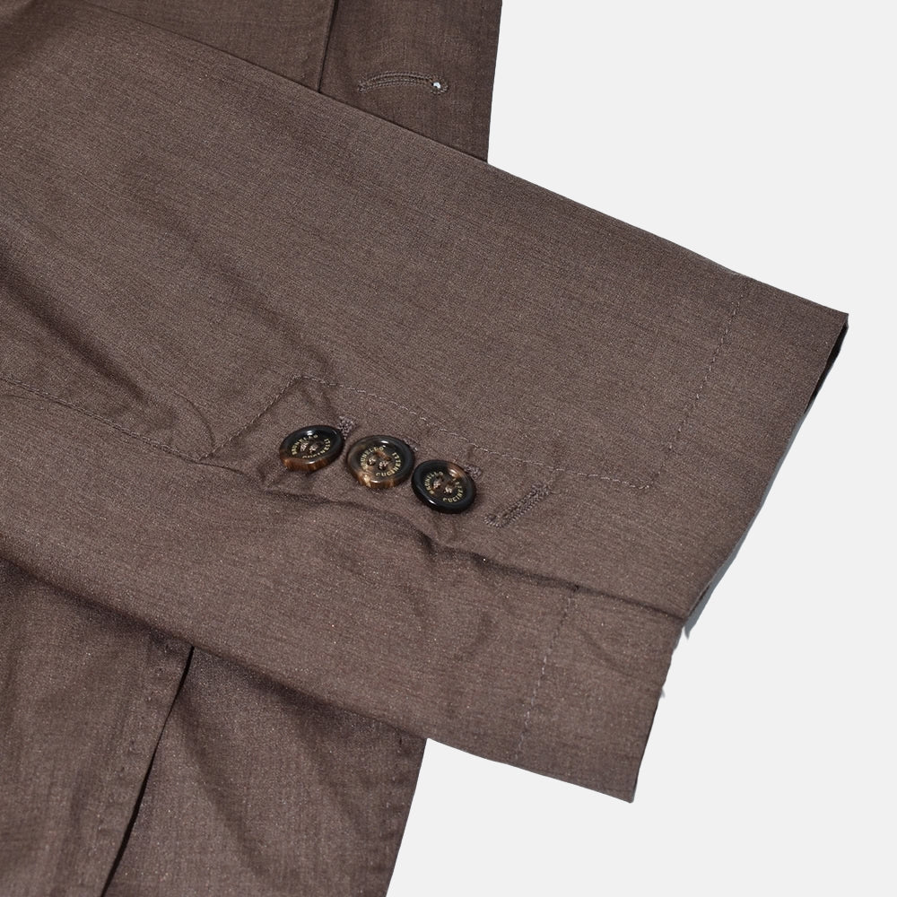 Brown Virgin Wool / Silk Blazer