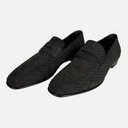 Dark Brown Loafers made of Nubuck Leather (EU 42.5)