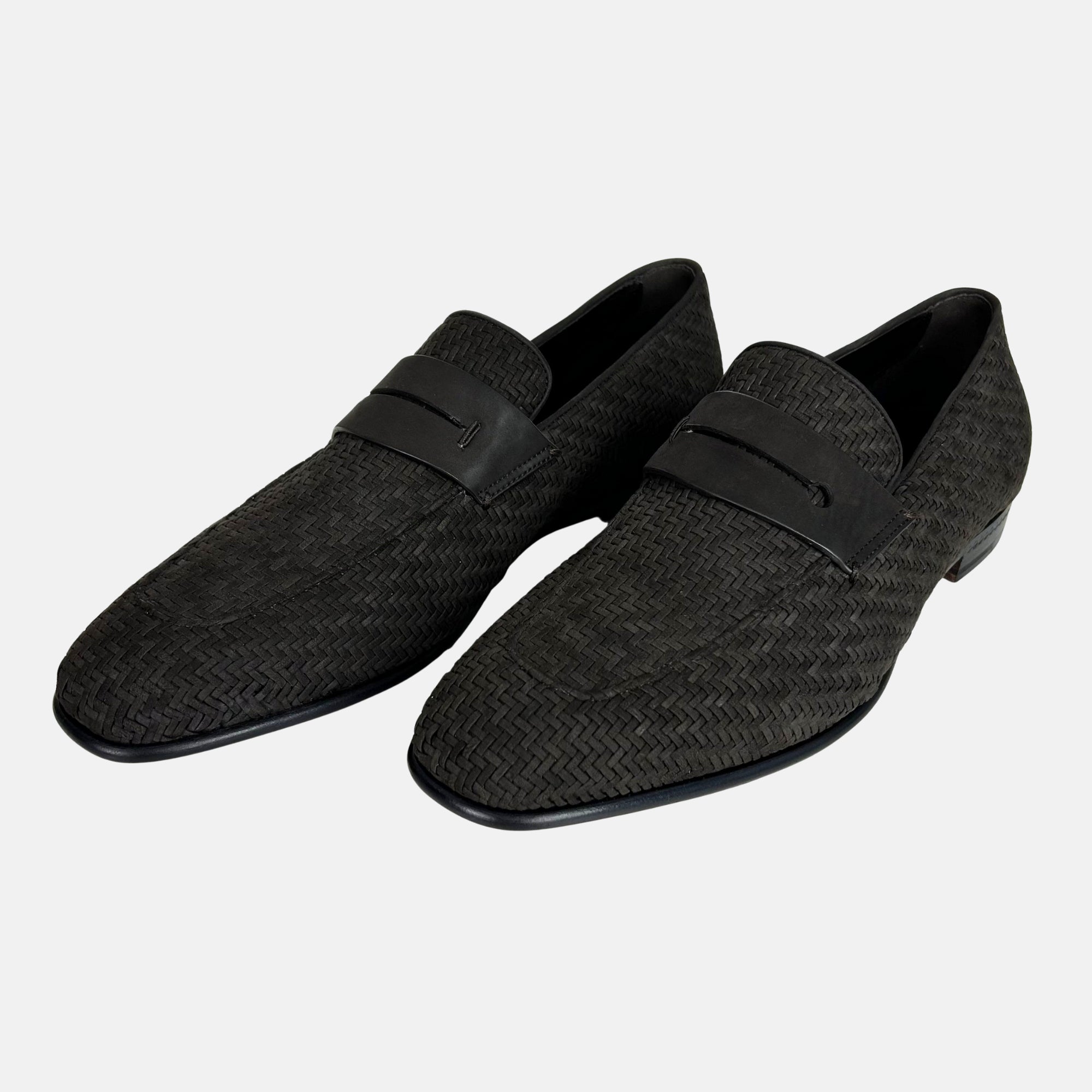 Dark Brown Loafers made of Nubuck Leather (EU 42.5)