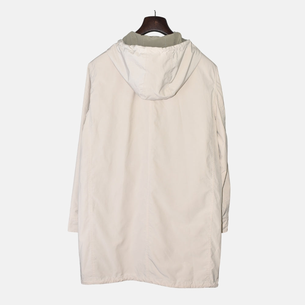 Beige/Olive Reversible Rain Coat (EU 48)