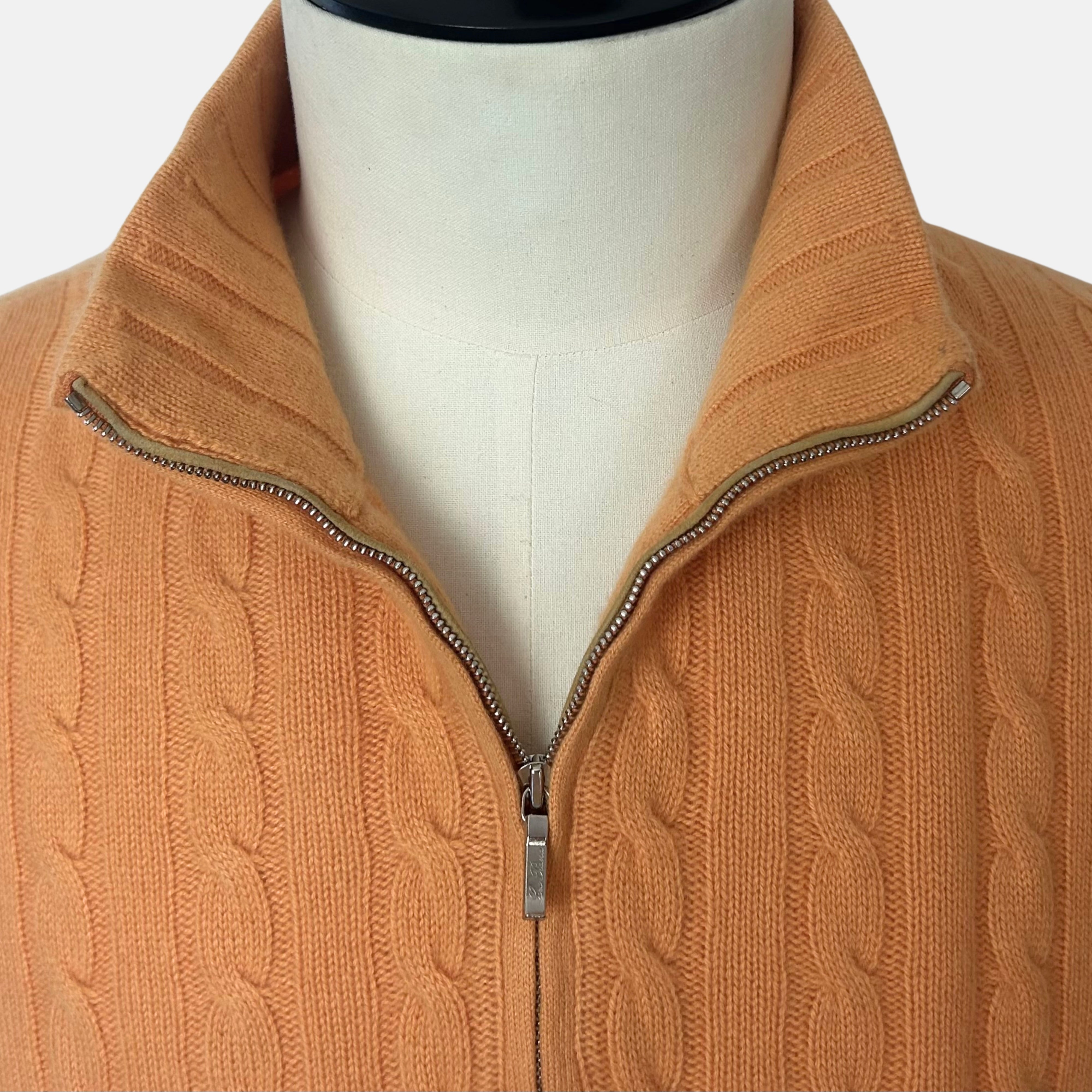 Orange Sweater made of Baby Cashmere (EU 52)