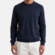 Zegna Navy Sweater made of Silk/Cashmere/Linen (EU 50) – pre-owned | Sanpetuna