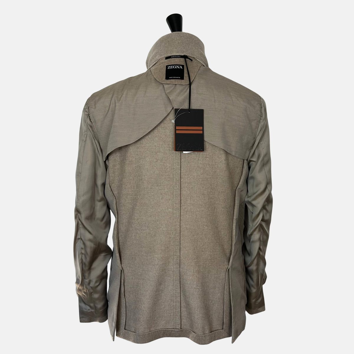 Zegna Sand Oasi Cashmere Jacket with Removable Vest (EU 52) – pre-owned | Sanpetuna
