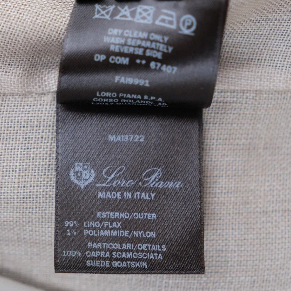Brown Linen Safari Overshirt (XL/3XL)