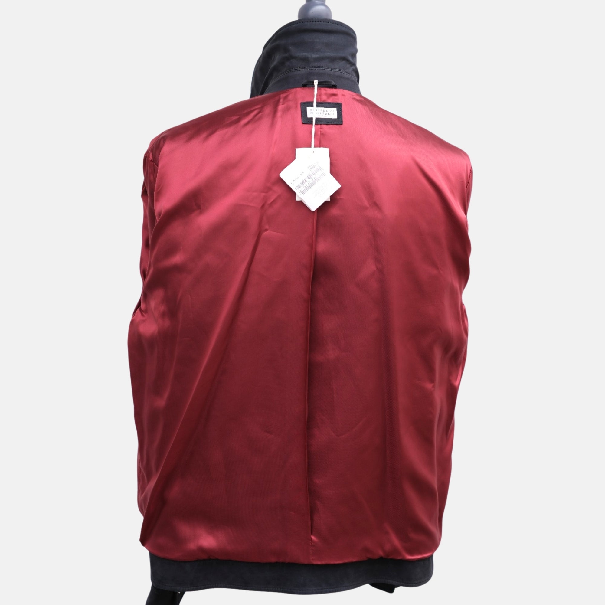 Black Suede Trucker Jacket (L)