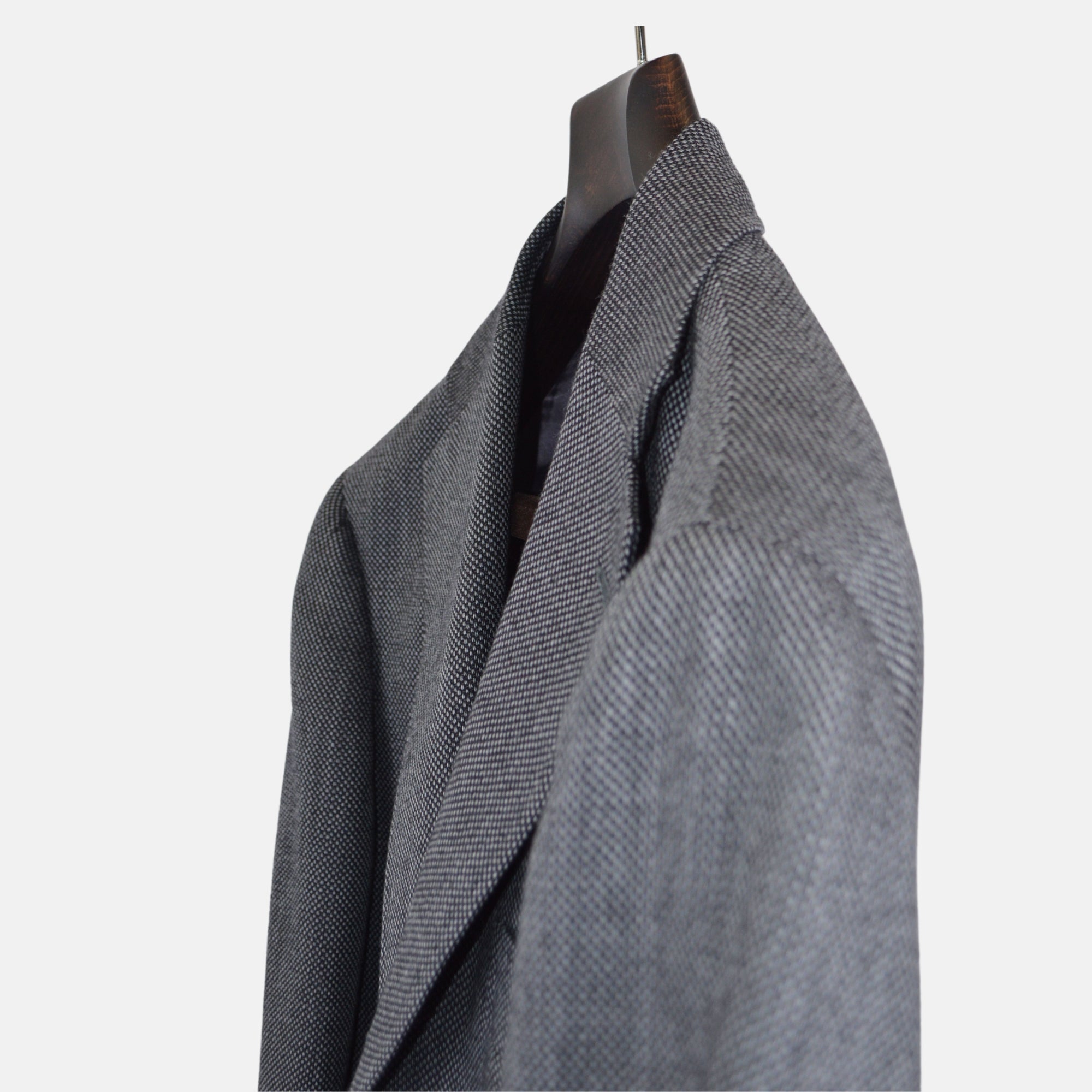 Charcoal Patterned Blazer made of Wool (EU 54)