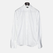 White Cufflinks Shirt made of Cotton (EU 39)
