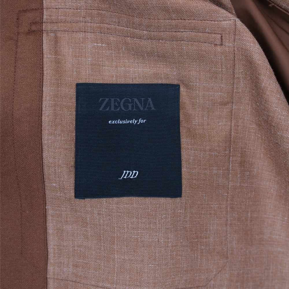 Brown Jacket made of Cashmere/Silk/Linen (EU 54)