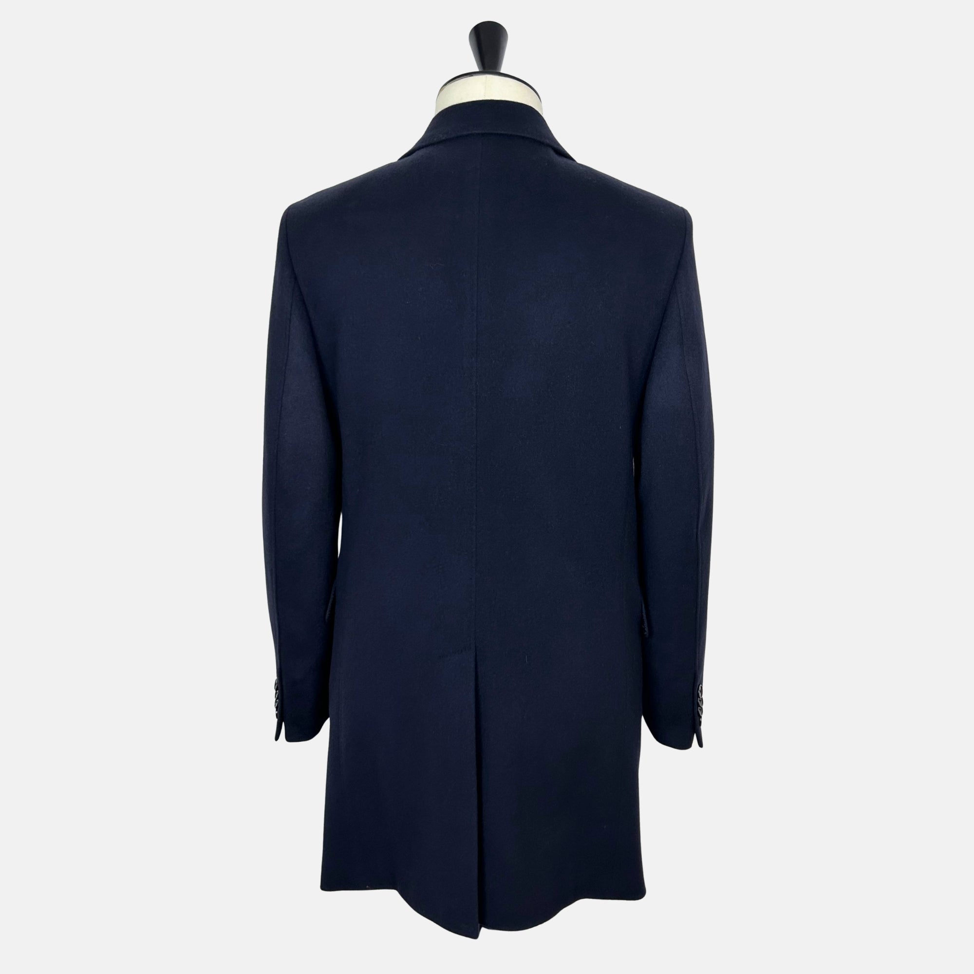 Navy Coat made of Wool/Cashmere/Elastane (EU 52)