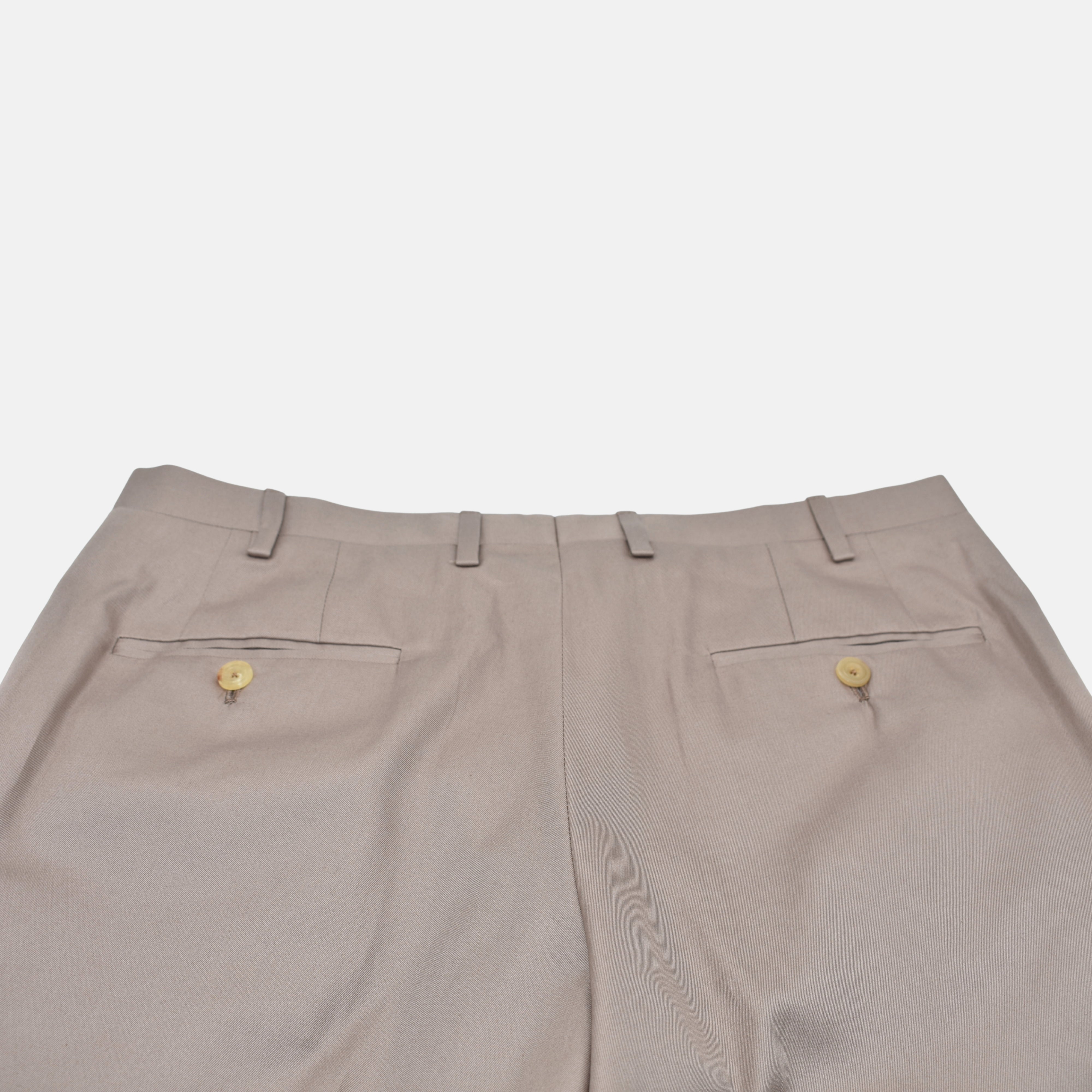 Beige Double Breasted Suit made of Cotton (EU 46, EU 48, EU 50, EU 52)