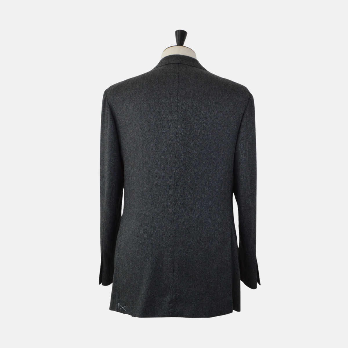 Charcoal Herringbone Blazer made of Cashmere (EU 50L)