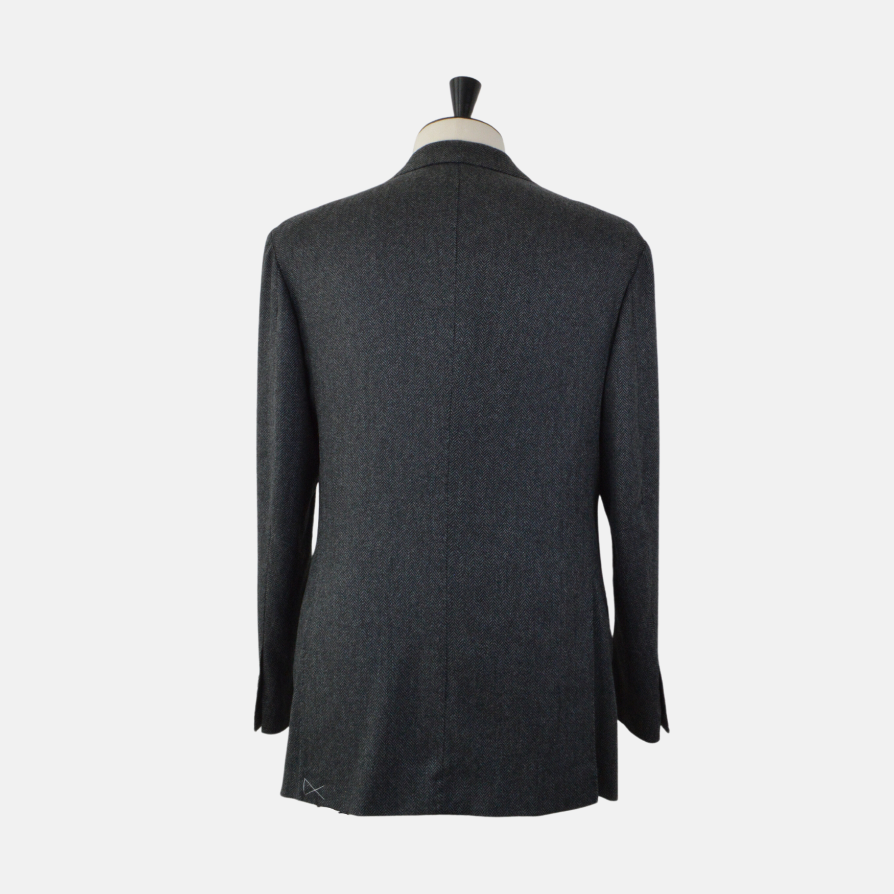 Charcoal Herringbone Blazer made of Cashmere