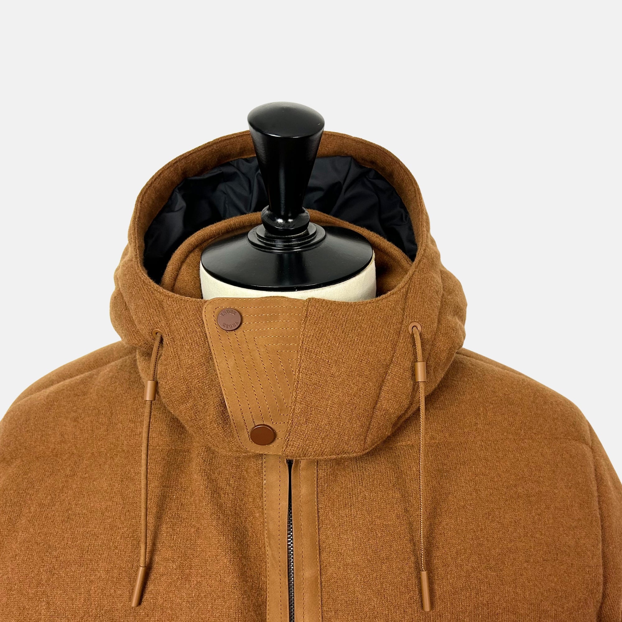 Dark Foliage Down Bomber Jacket made of Cashmere (EU 50, EU 52)