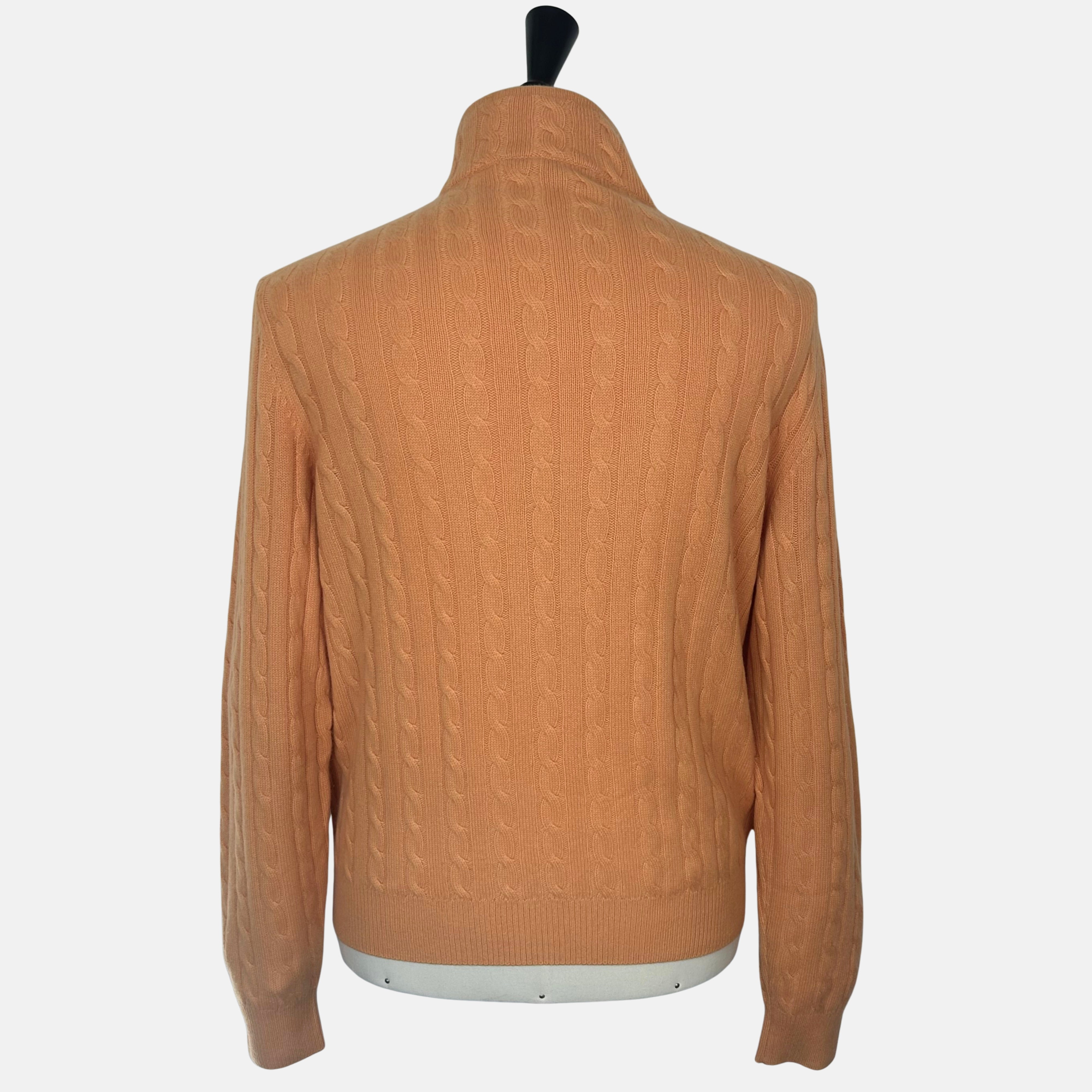 Orange Sweater made of Baby Cashmere (EU 52)