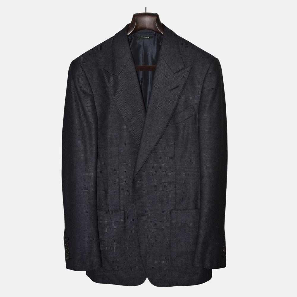 Charcoal Wool Blazer