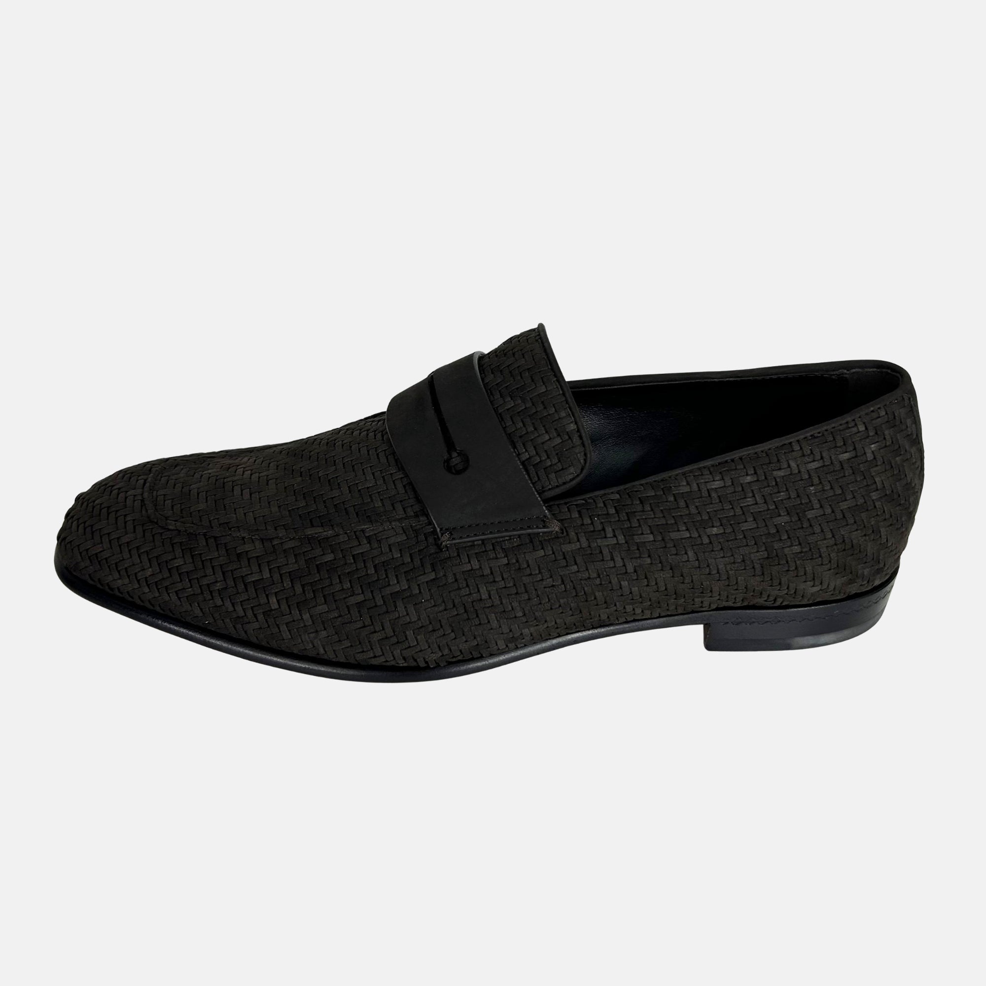 Dark Brown Loafers made of Nubuck Leather (EU 42.5)