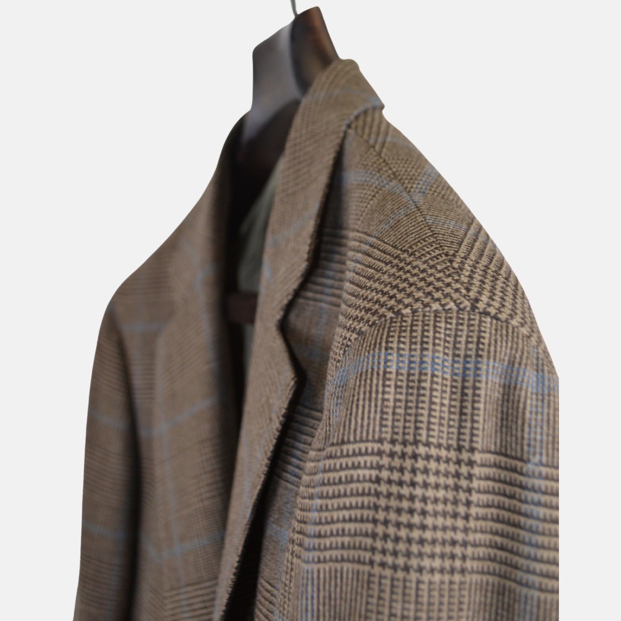 Brown Checked Blazer made of Wool/Cashmere (54)