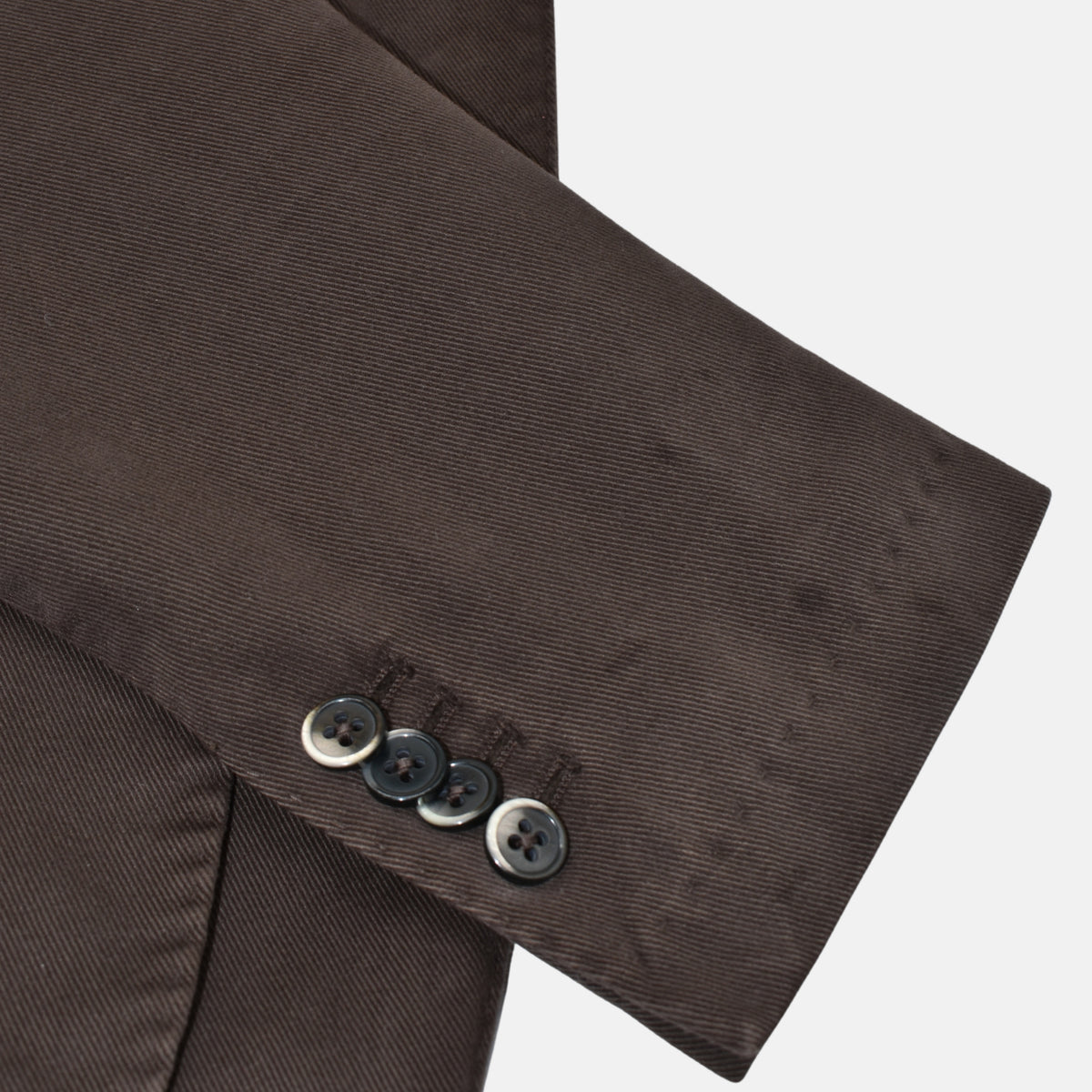 Dark Brown Blazer made of Cotton (EU 48)