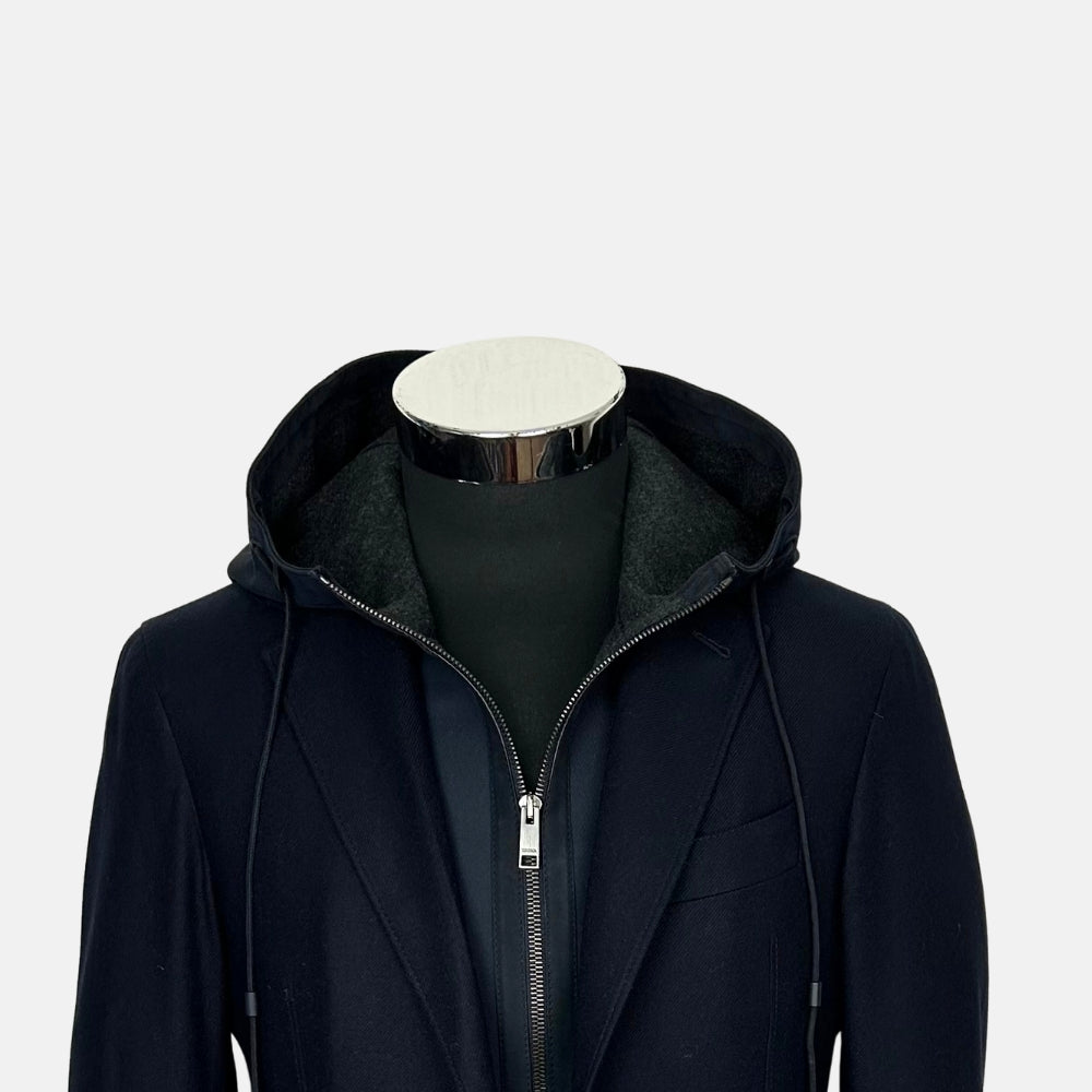 Navy Blazer with removable Vest made of Wool/Cashmere (EU 44)