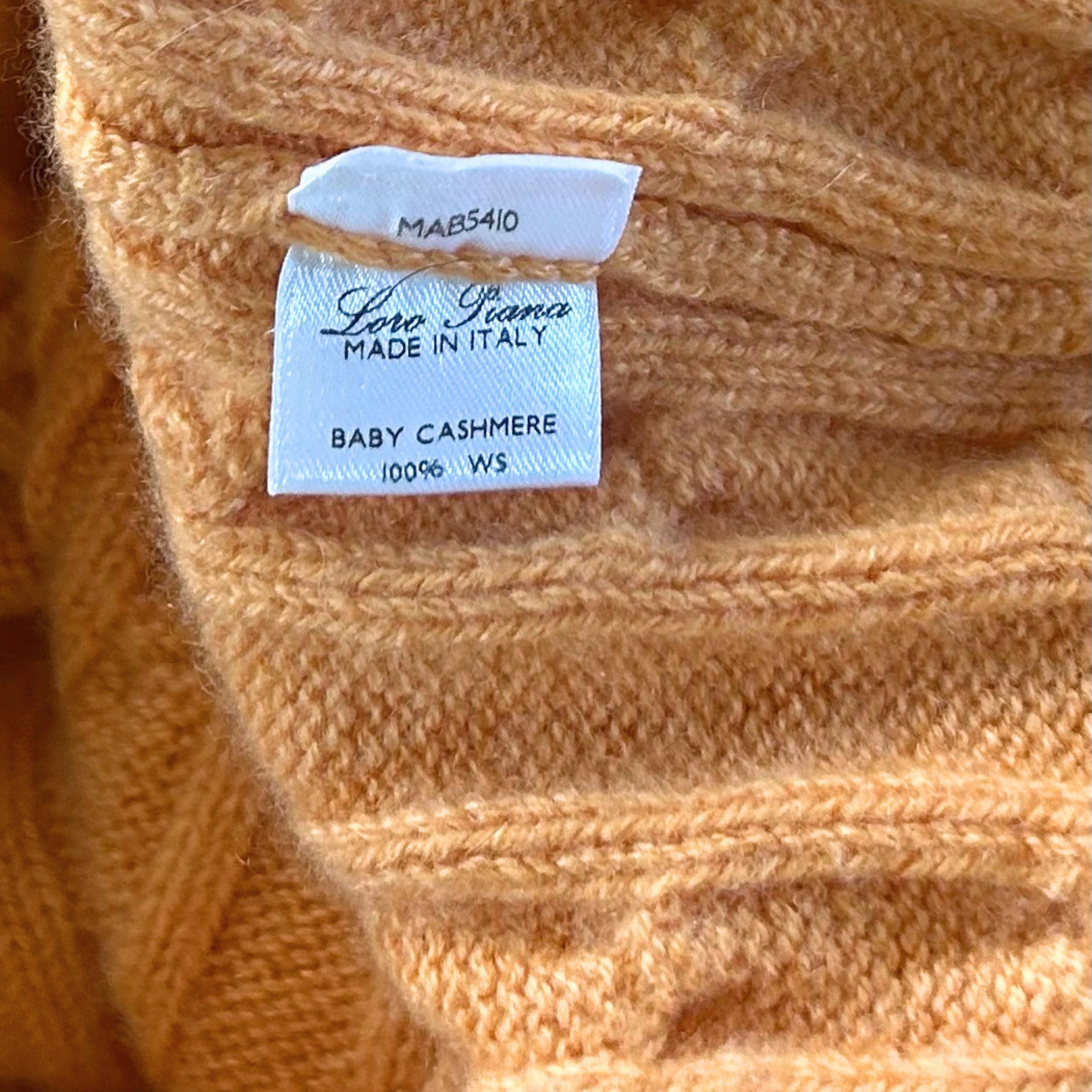 Orange Sweater made of Baby Cashmere (EU 52)