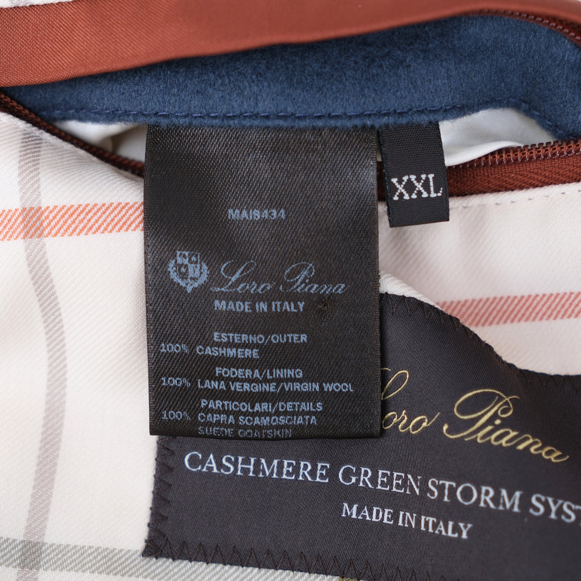 Blue Vest made of Cashmere (XXL)