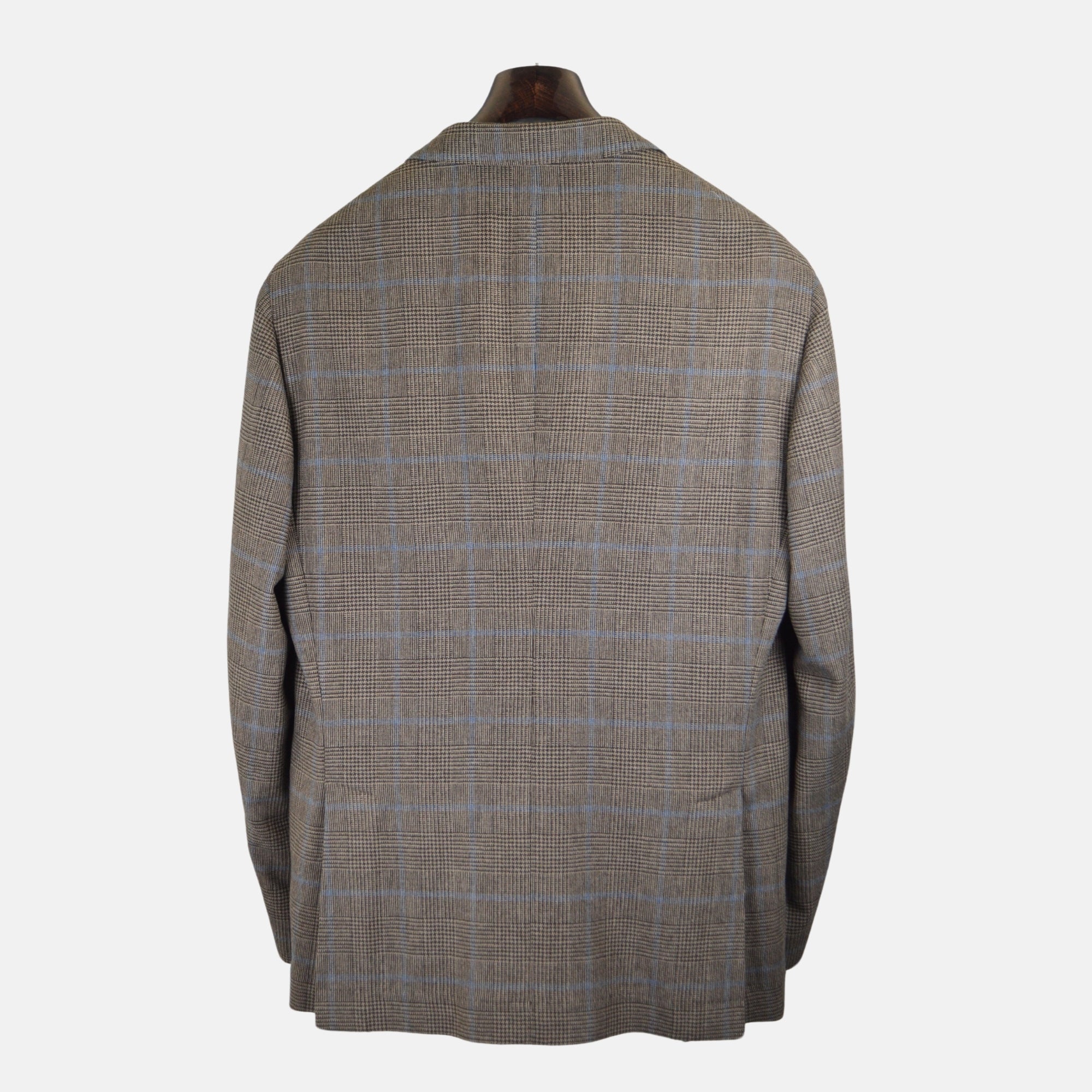 Brown Checked Blazer made of Wool/Cashmere (54)