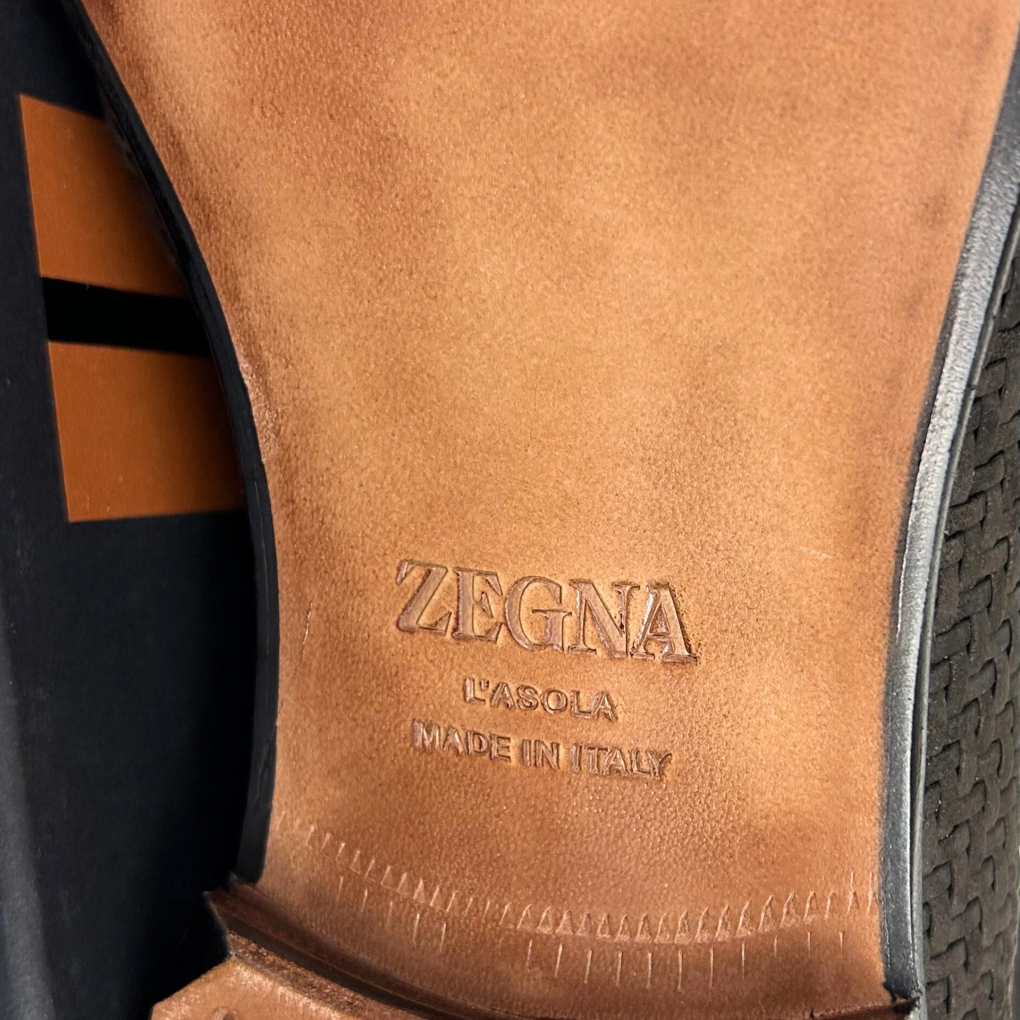 Dark Brown Loafers made of Nubuck Leather (EU 42.5)