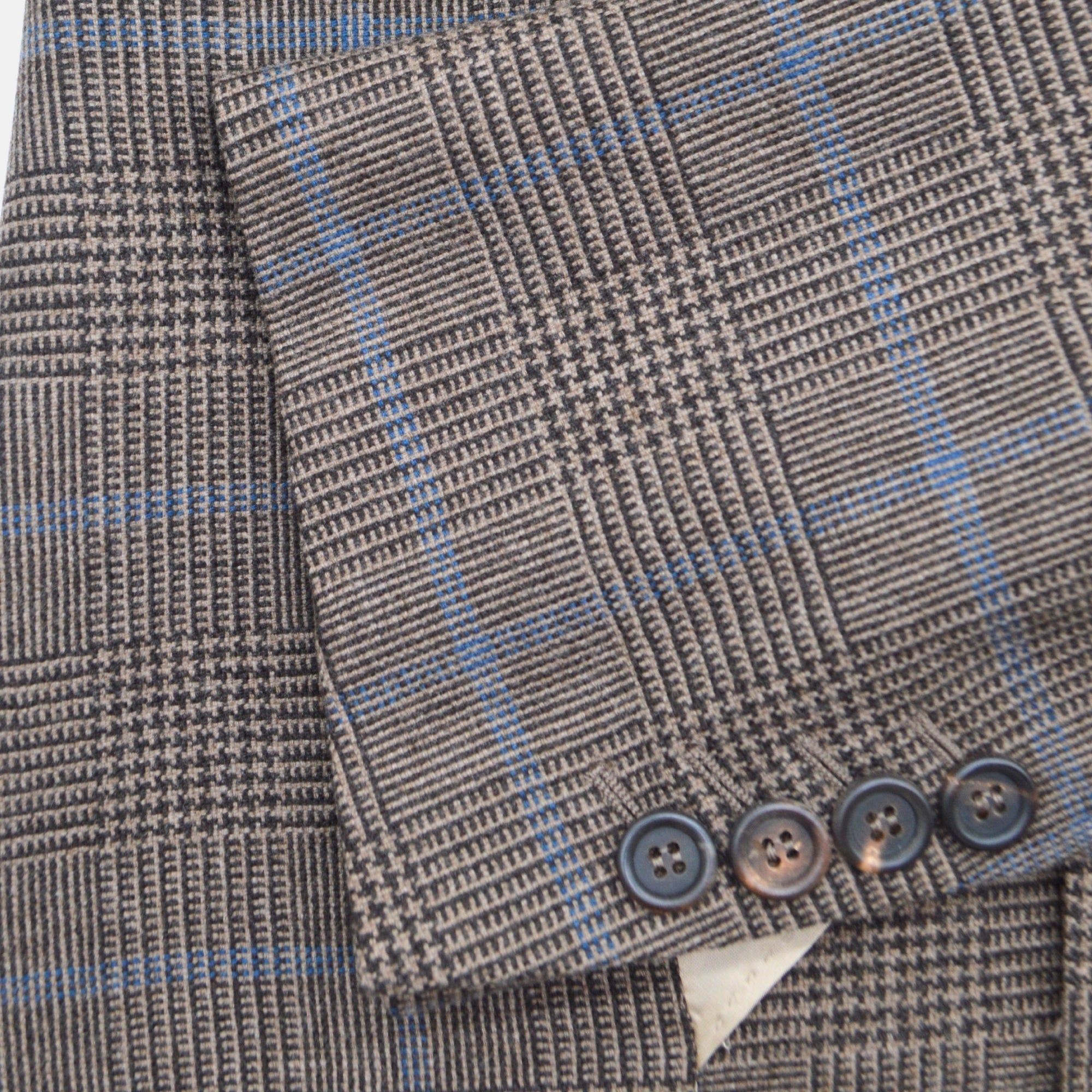 Brown Checked Blazer made of Wool/Cashmere (54)