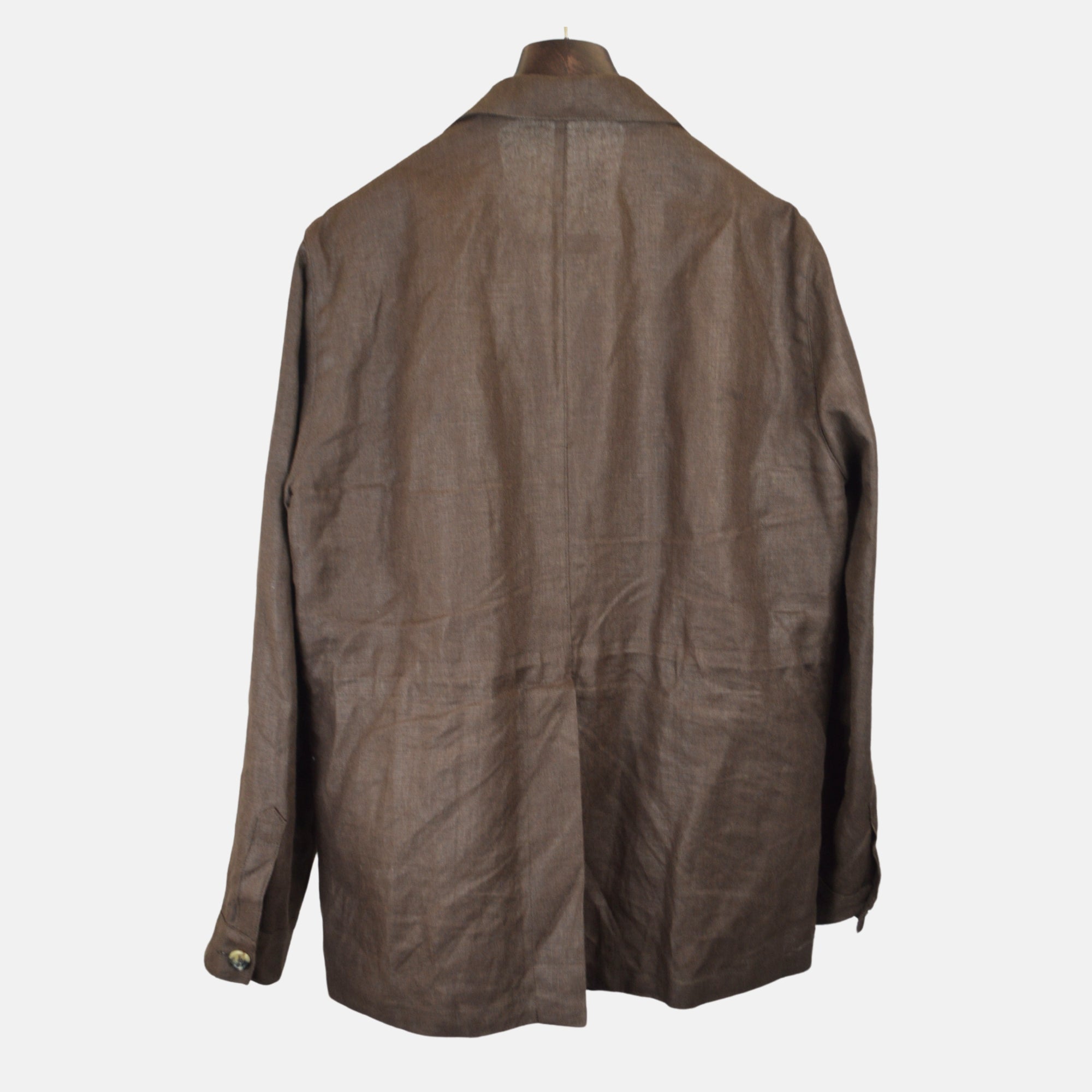 Brown Jacket made of Linen (58)