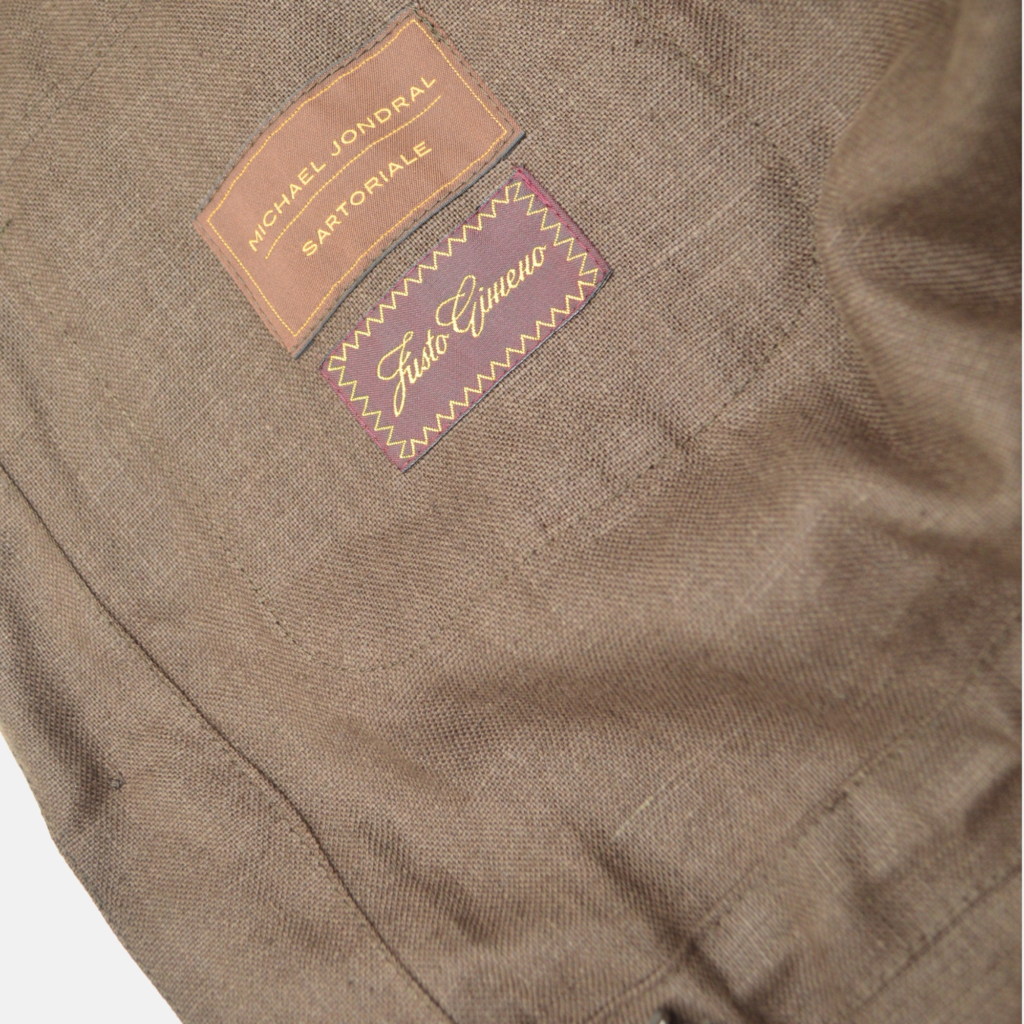 Brown Jacket made of Linen (58)