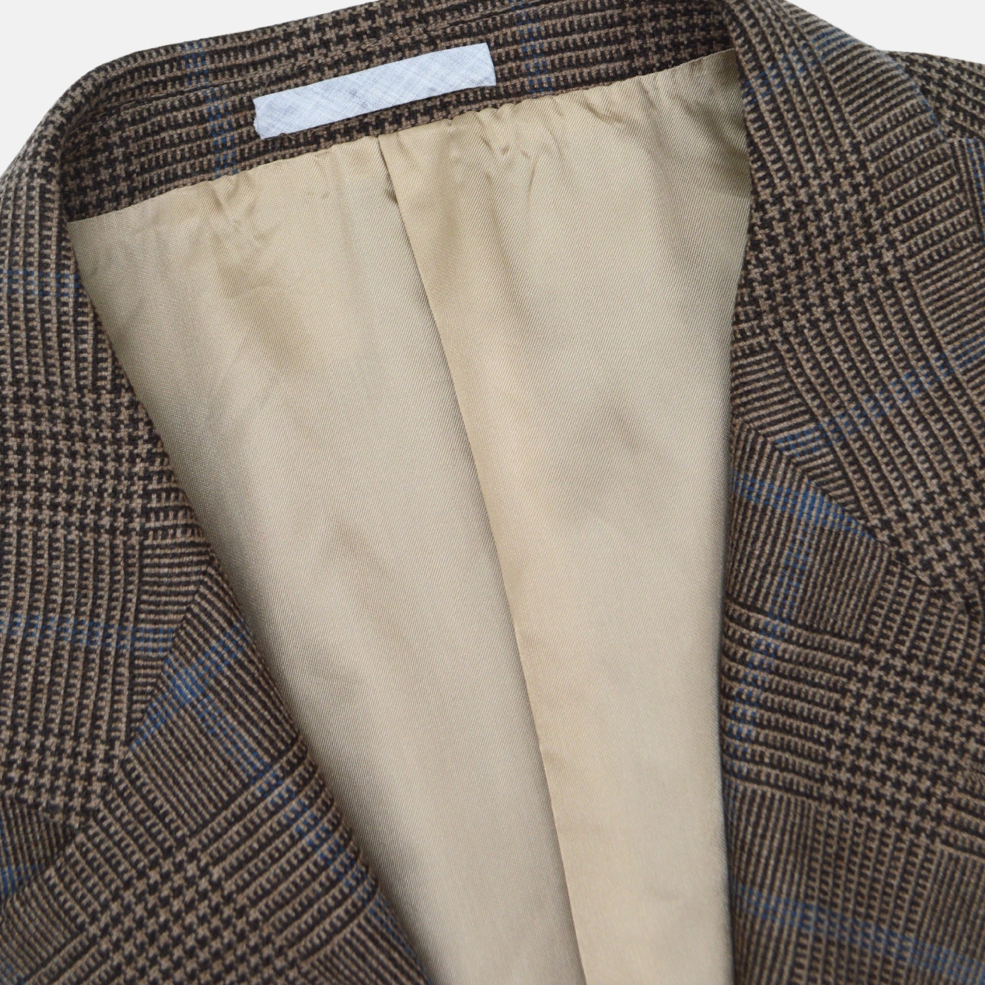 Brown Checked Blazer made of Wool/Cashmere (54)