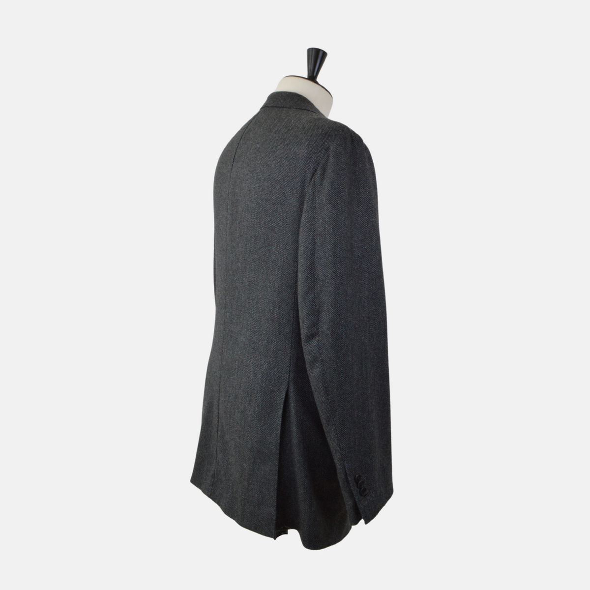 Charcoal Herringbone Blazer made of Cashmere (EU 50L)