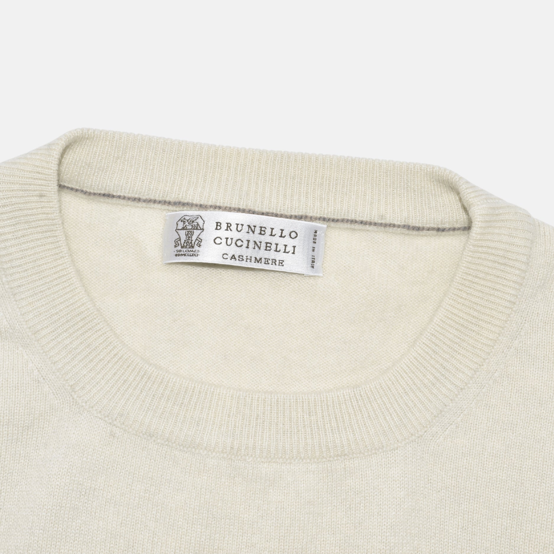 Light Beige Cashmere Sweater (EU 52)
