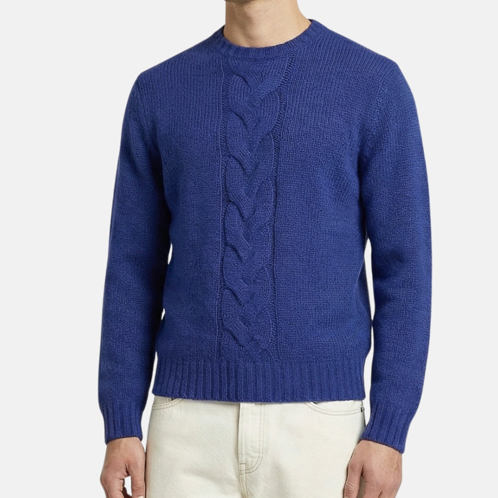 Blue Sweater made of Baby Cashmere (EU 50)
