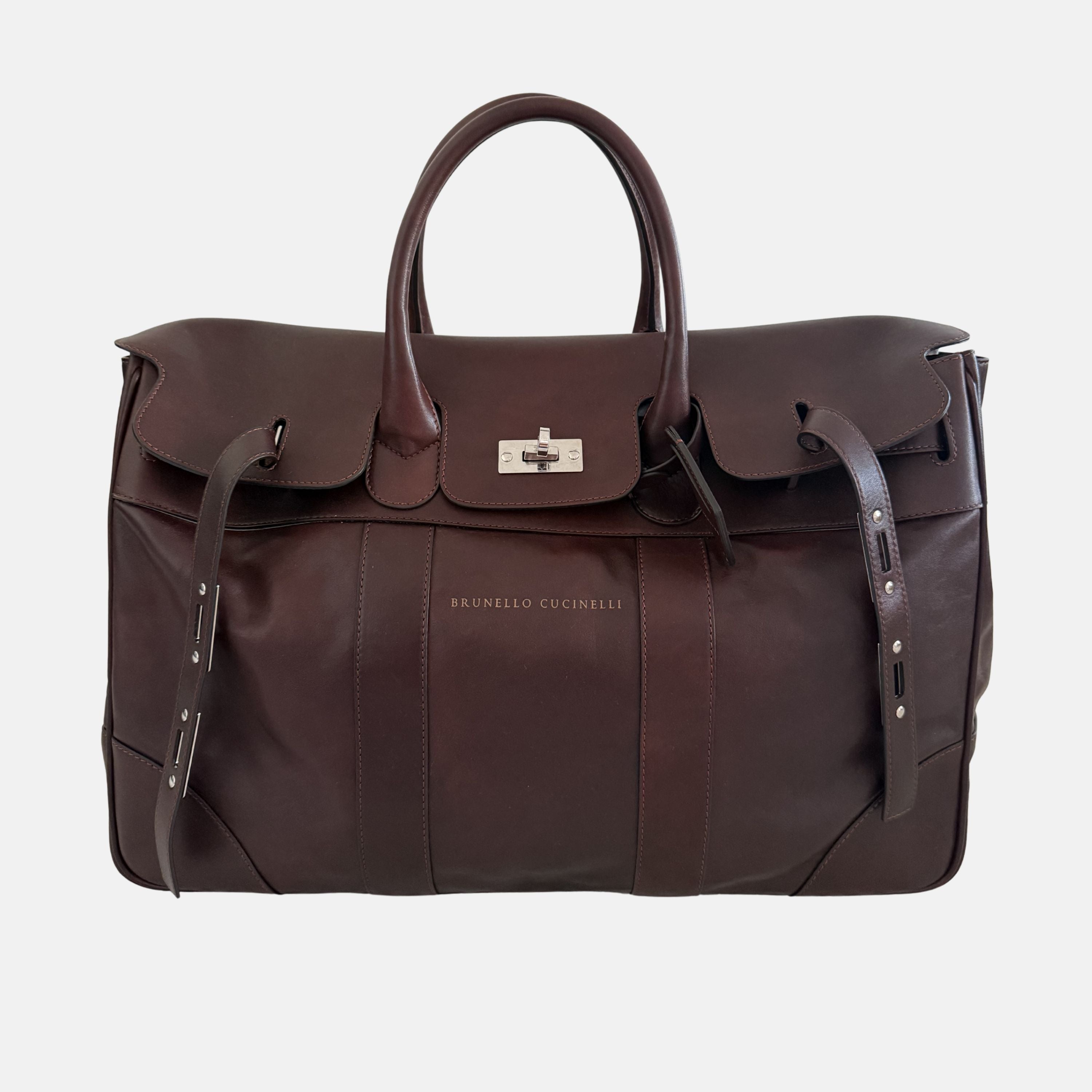 Brown Traveller Leather Bag