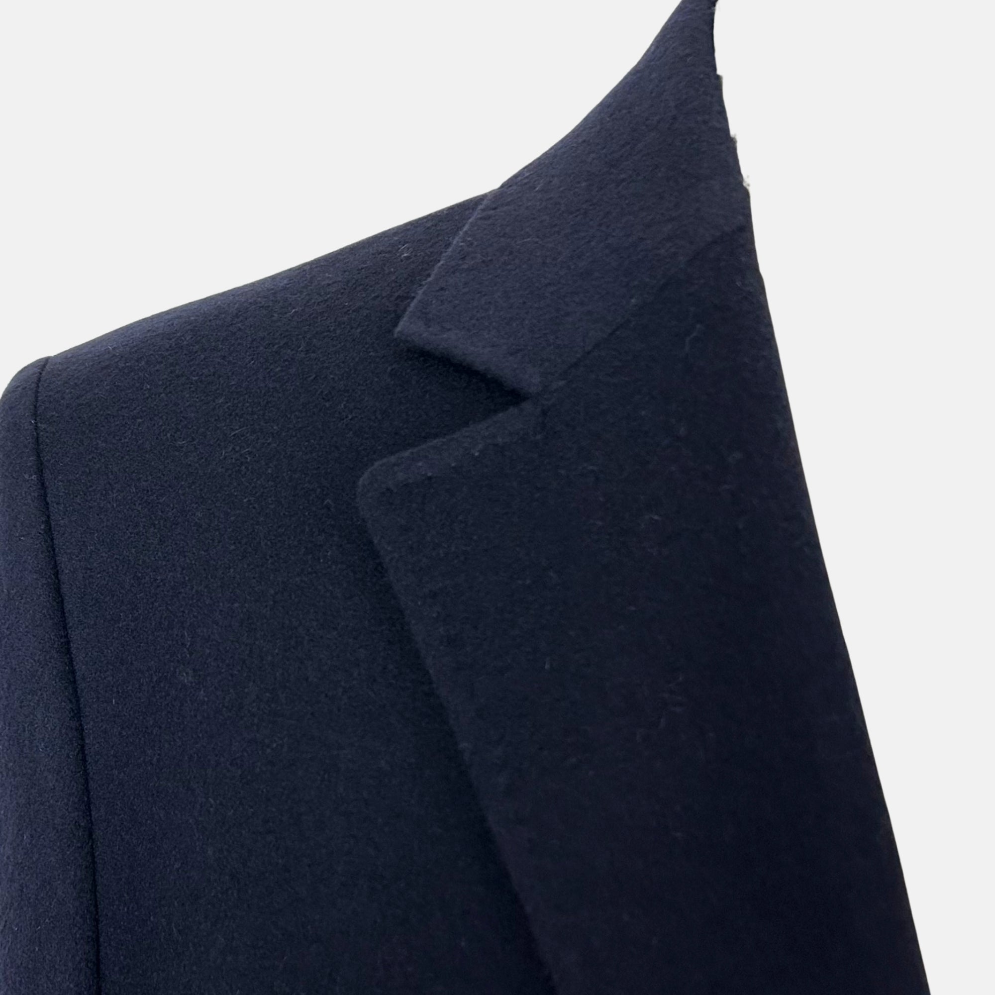 Navy Coat made of Wool/Cashmere/Elastane (EU 52)