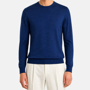 Blue Cashseta Sweater made of Cashmere/Silk (EU 48)