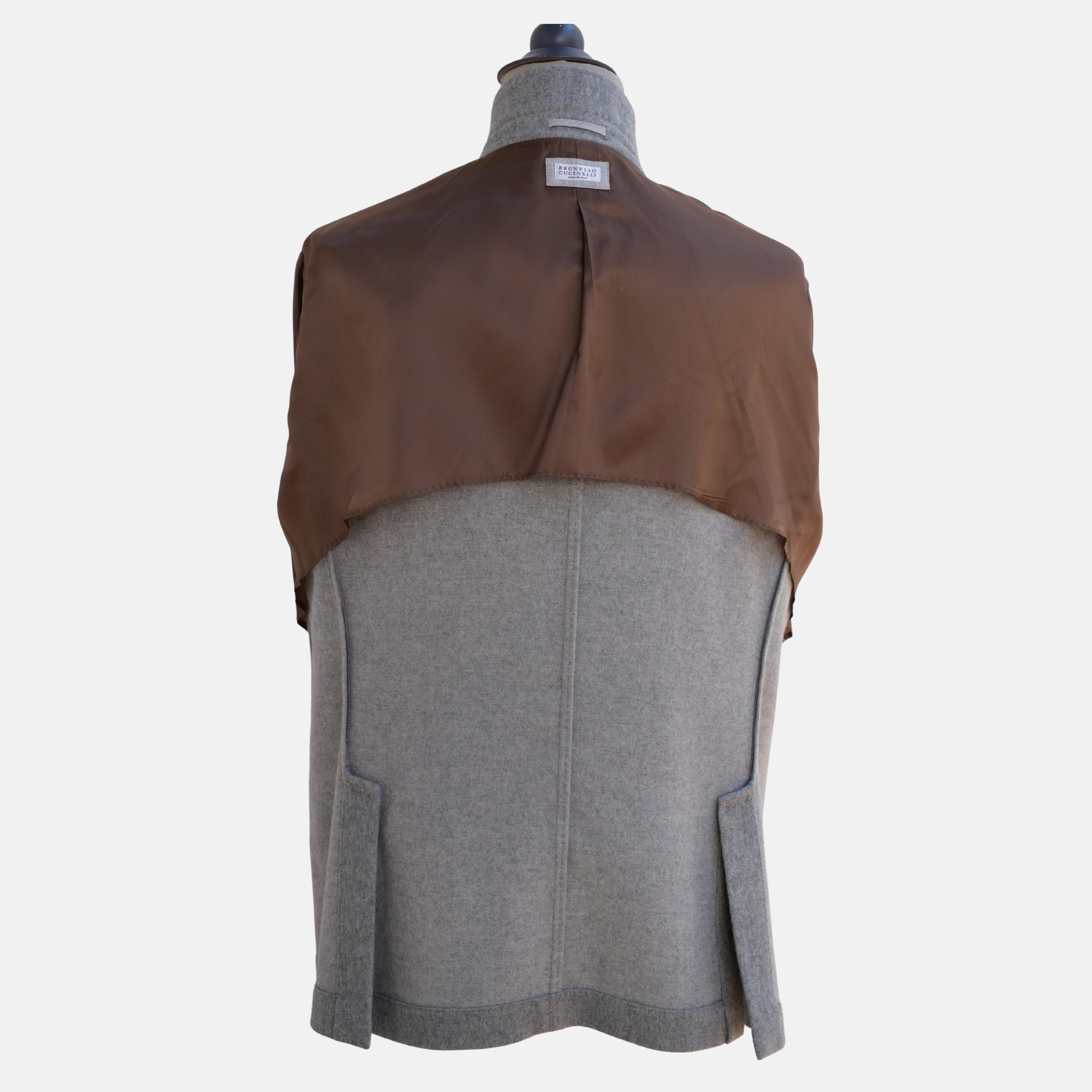 Grey Thick Cashmere Jacket (XXL)