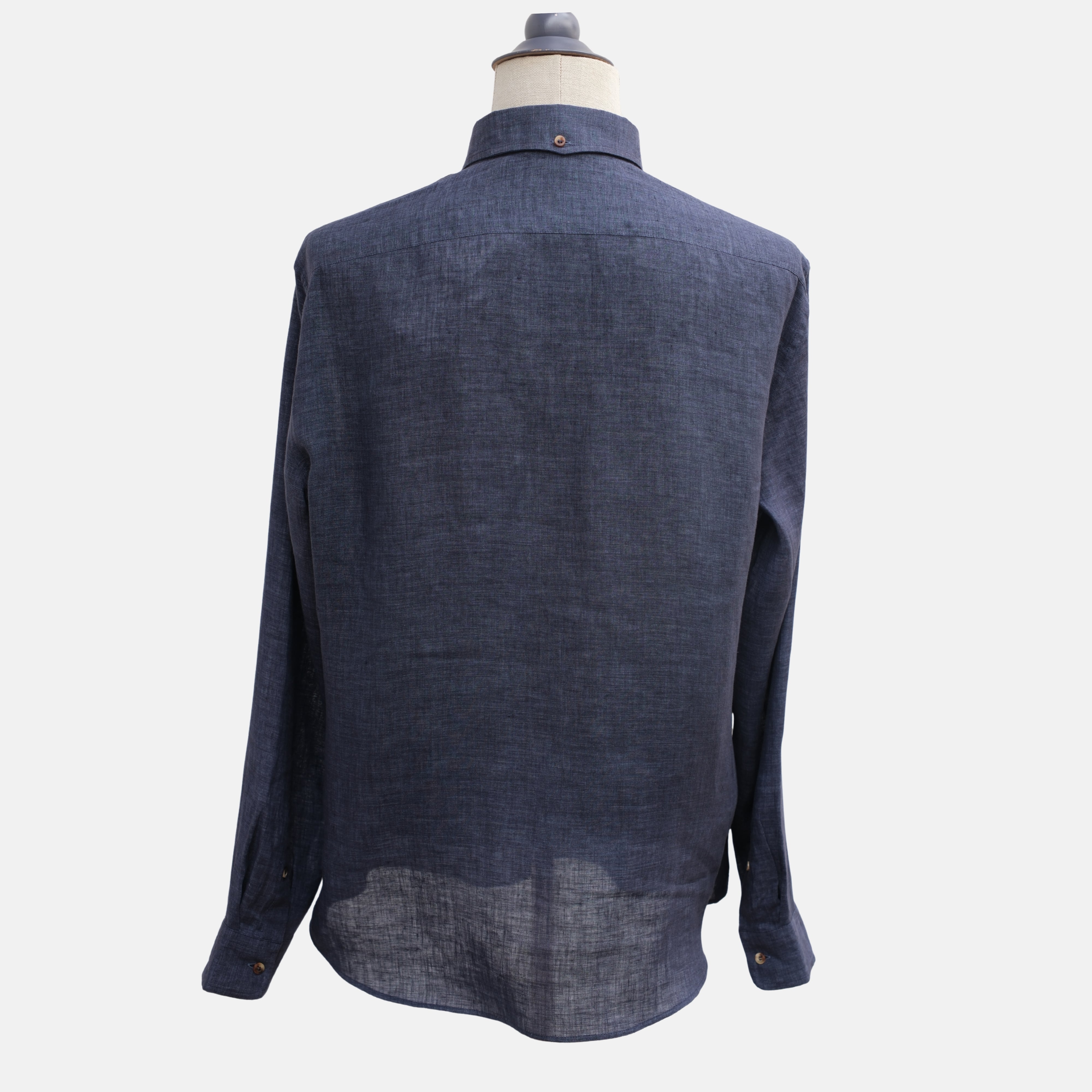 Blue Linen Shirt (XL)