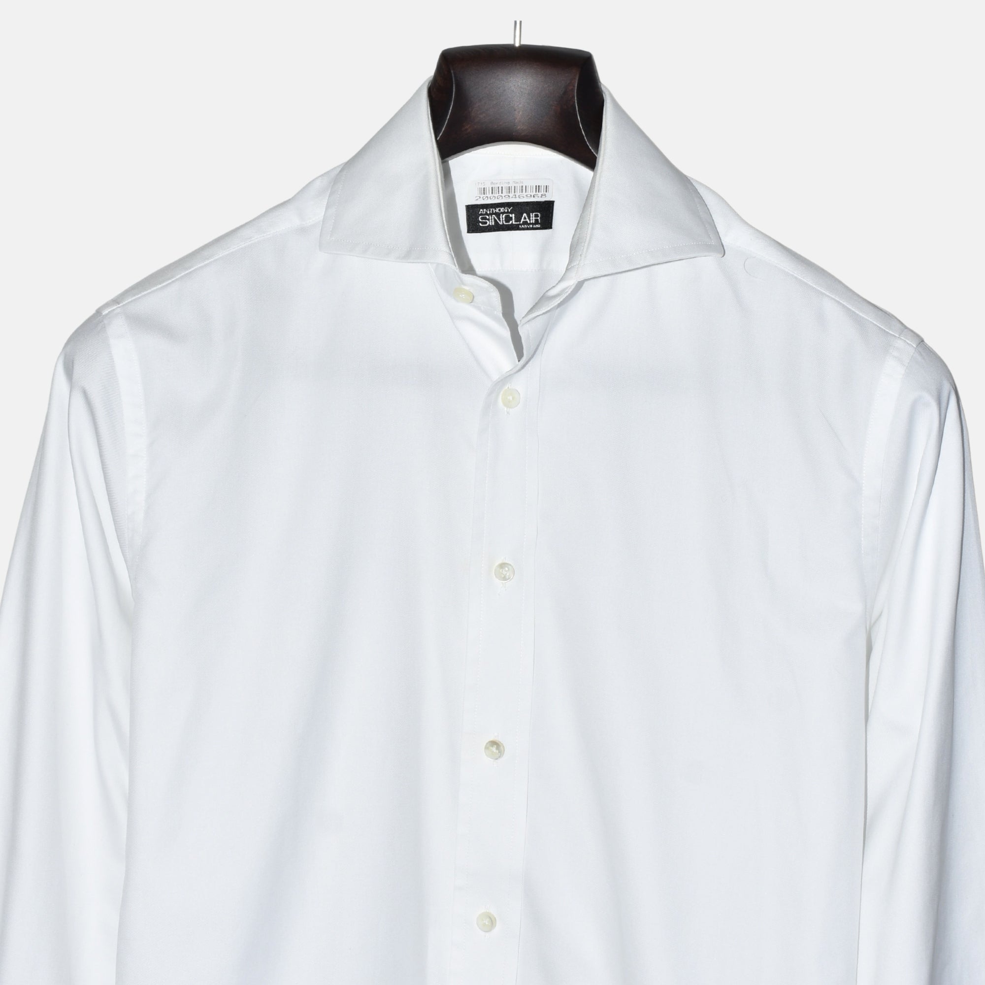 White Cufflinks Shirt made of Cotton (EU 39)