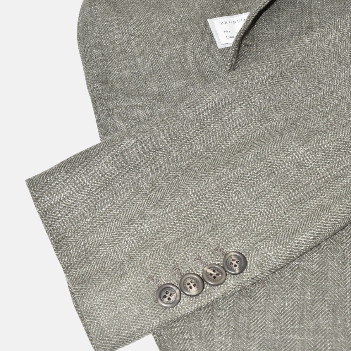 Green Blazer Wool/Linen/Silk (EU 50)