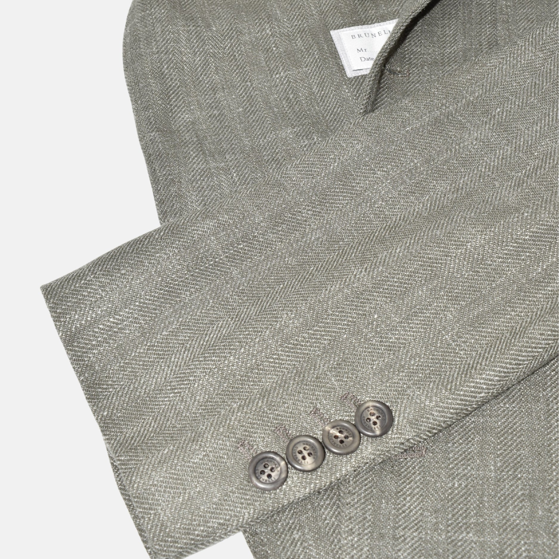 Green Blazer Wool/Linen/Silk (EU 50)