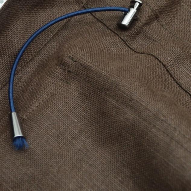 Brown Jacket made of Linen (58)