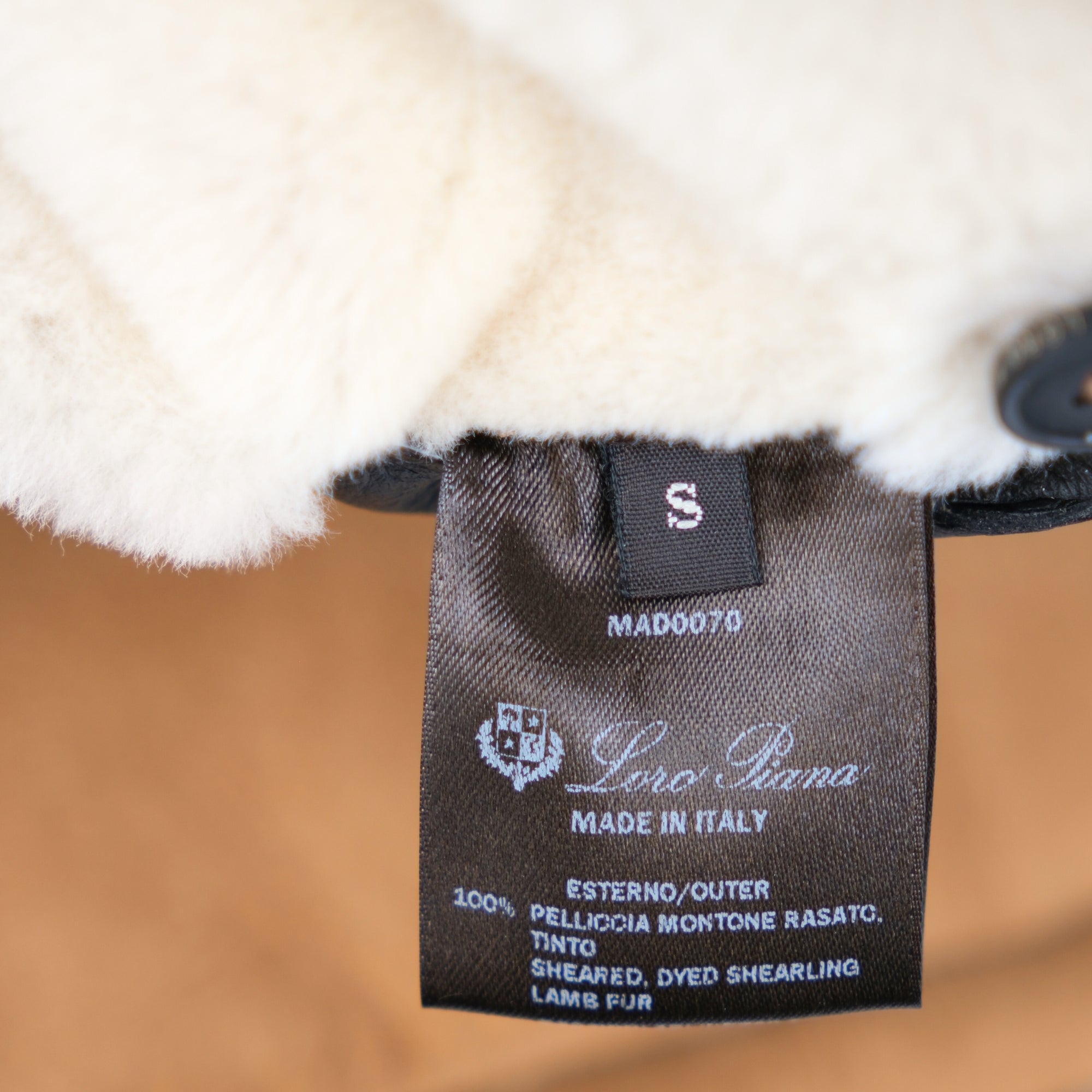 Camel Vest made of Shearlig (S)