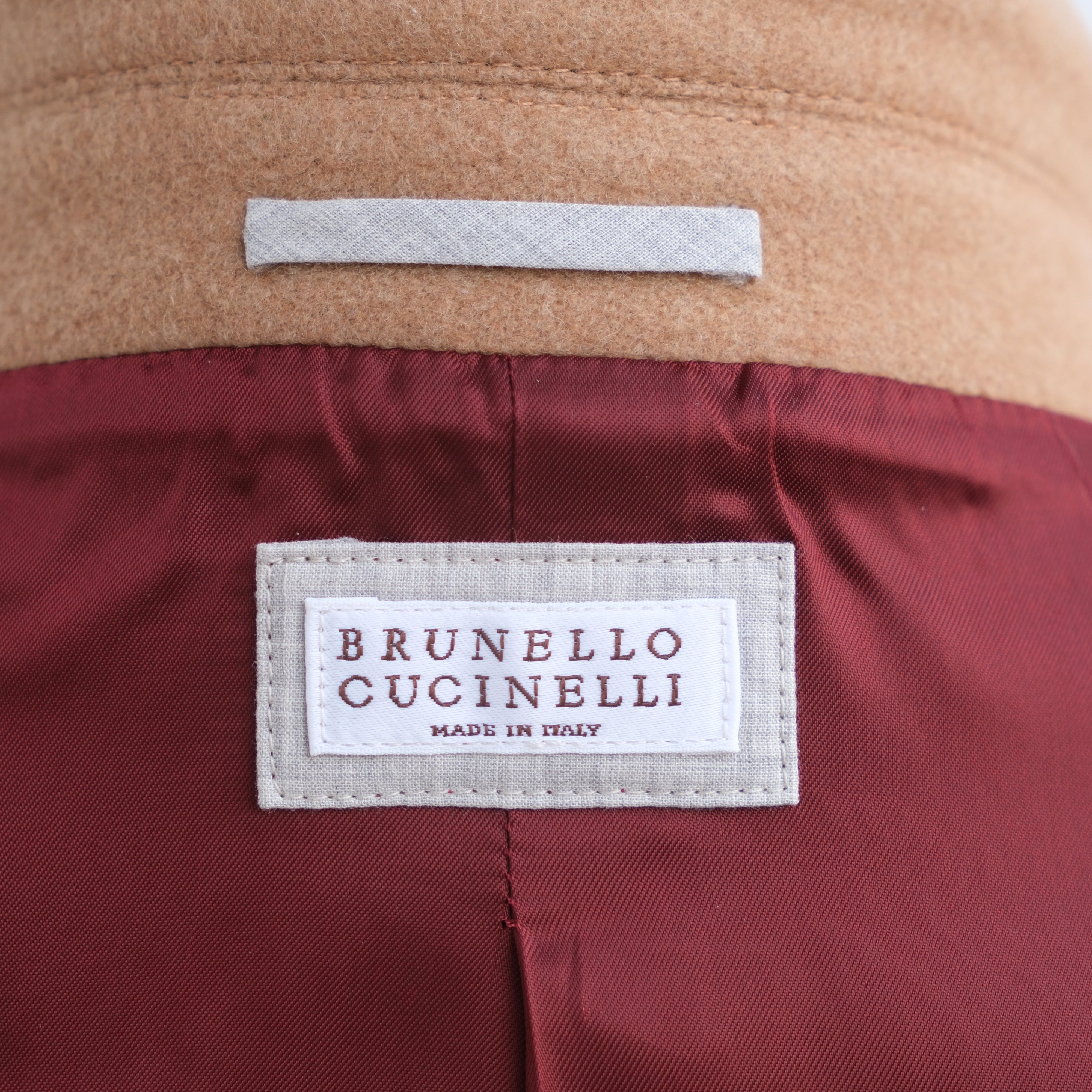 Beige/Vicuna Coat made of Cashmere (EU 46)