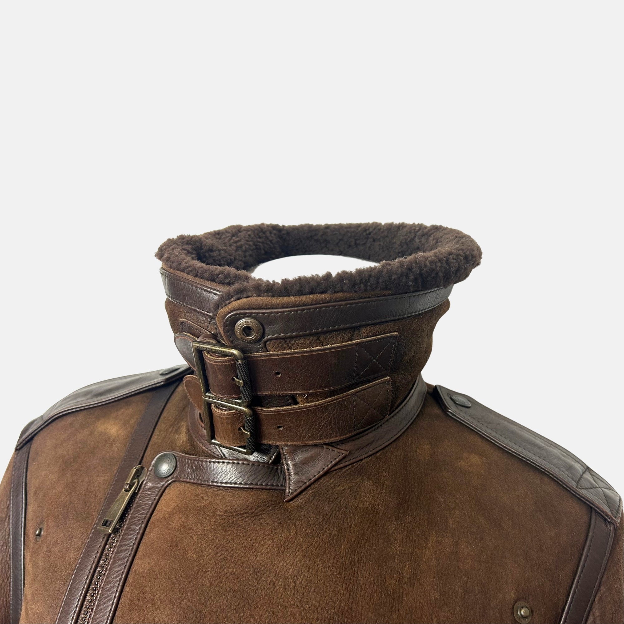 Brown Jacket made of Shearling (M)