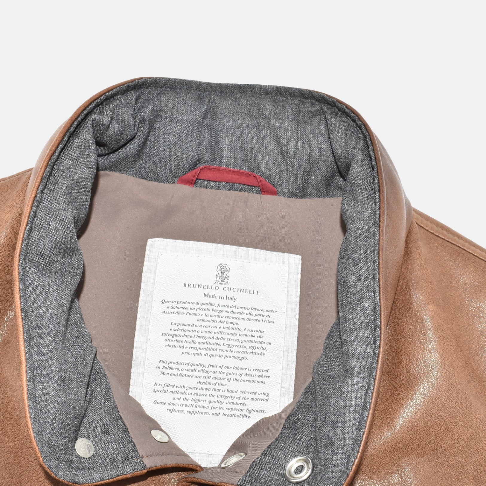 Multicoloured Vest made of Wool/Leather (M)