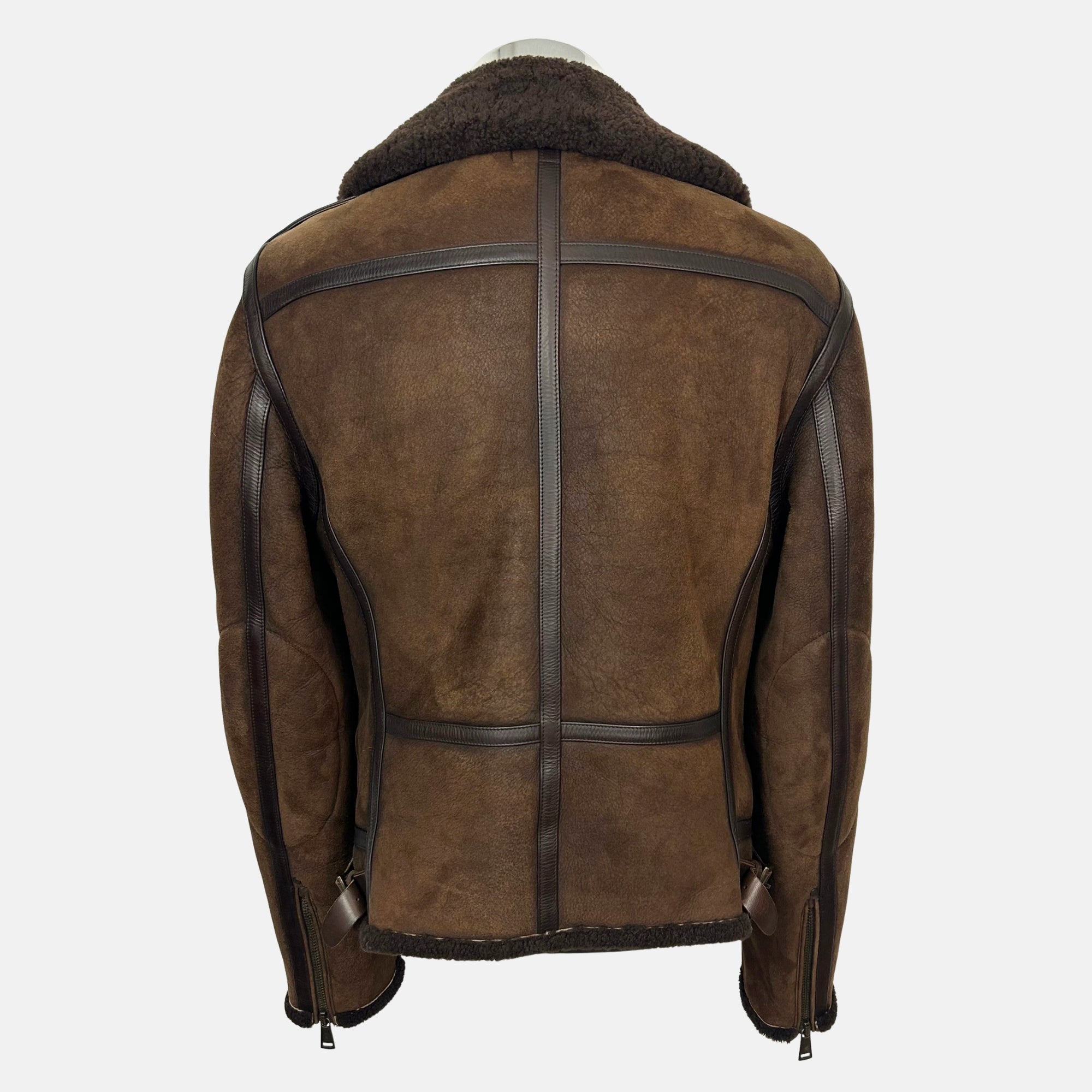 Brown Jacket made of Shearling (M)